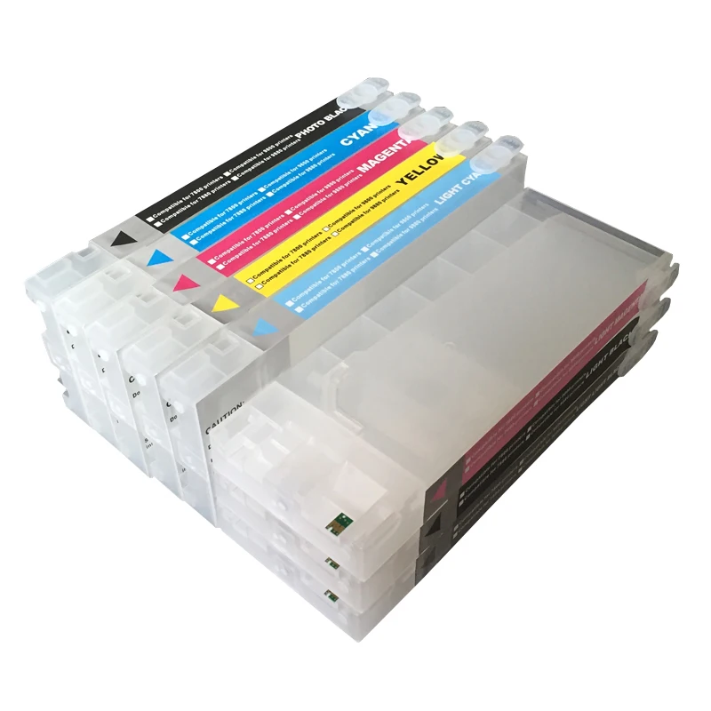 7800/9800/7400/9400 refillable ink cartridges with ARC Chips& One Resetter For Epson Cartuchos de tinta recarregaveis
7800/9800/7400/9400 refillable ink cartridges with ARC Chips& One Resetter For Epson Cartuchos de tinta recarregaveis