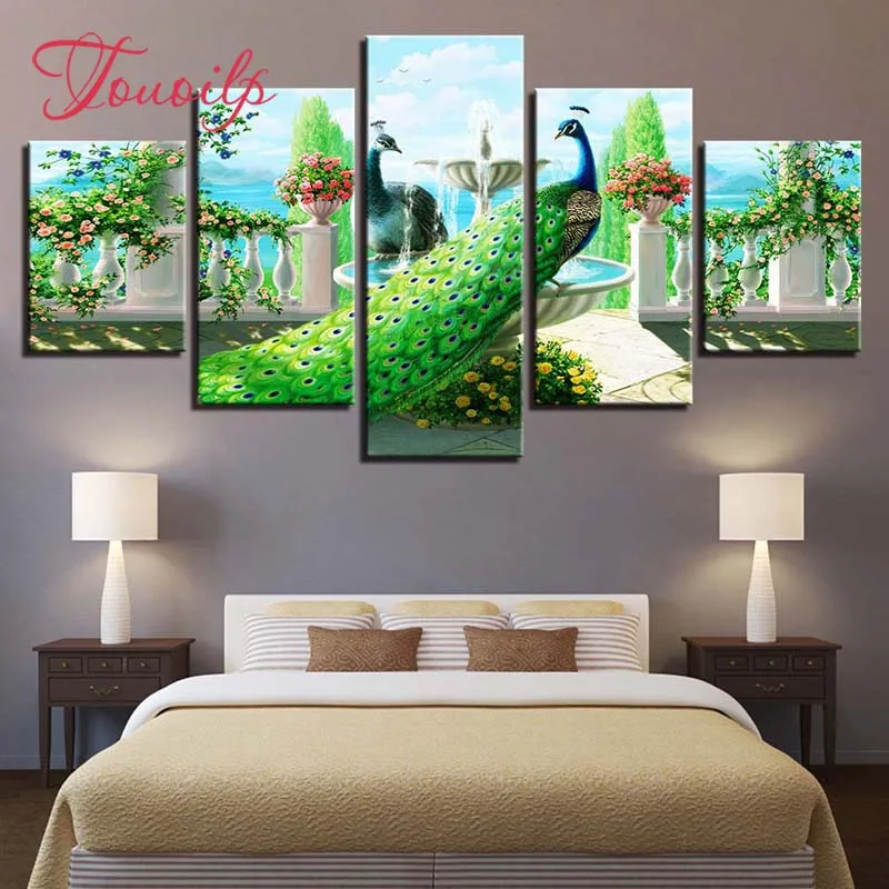 5D DIY Full Square&round Animal Two peacocks 5pcs Diamond Painting Combination diamond Embroidery Mosaic Home Decor painting
5D DIY Full Square&round Animal Two peacocks 5pcs Diamond Painting Combination diamond Embroidery Mosaic Home Decor painting