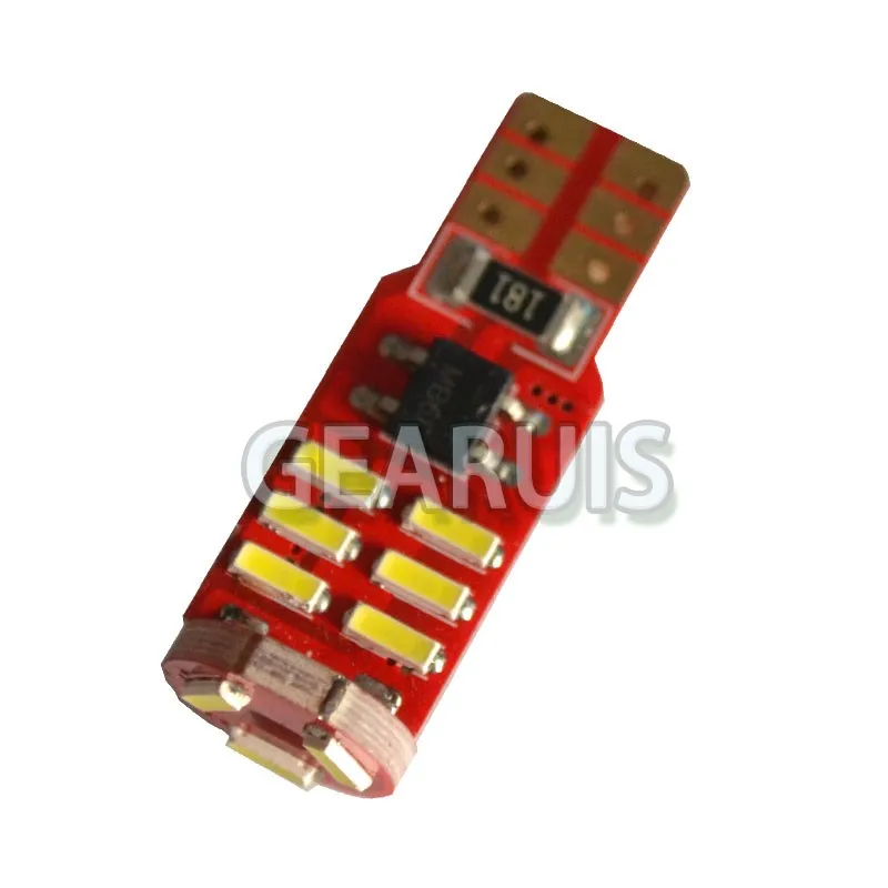 10 шт. T10 Canbus 160MA неполярный 15SMD 501 4014 SMD чип светодиодный автомобильный освещение