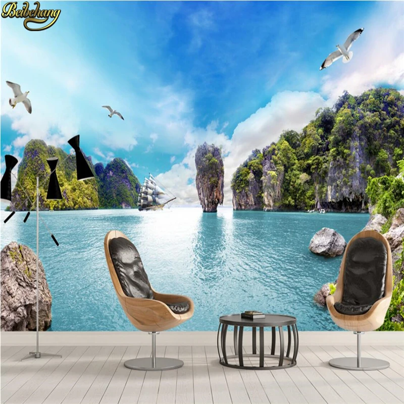 beibehang wall papers home decor Custom Photo Wallpaper Mural Beautiful Sea 3D TV Background Wall papel de parede Wall paper
beibehang wall papers home decor Custom Photo Wallpaper Mural Beautiful Sea 3D TV Background Wall papel de parede Wall paper