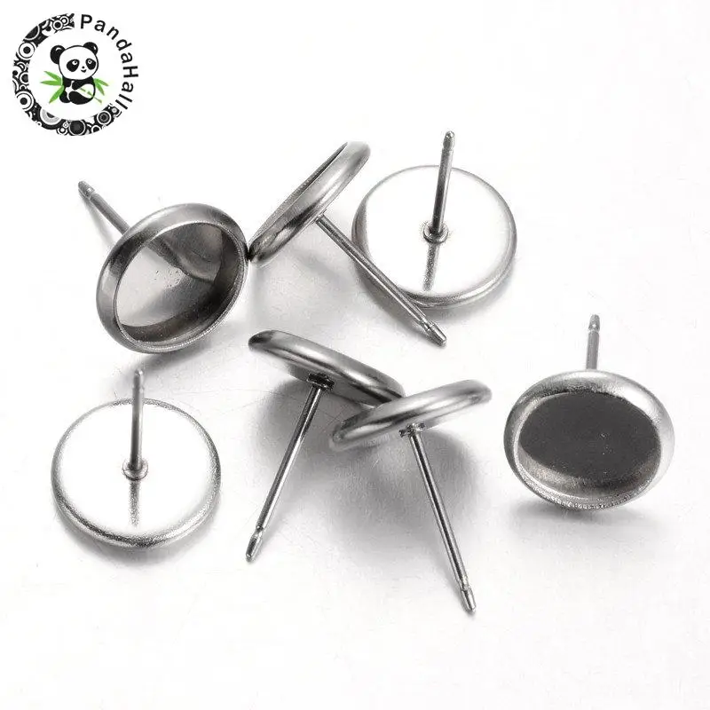 200pcs 14/16/18mm Tray Flat Round Stainless Steel Stud Earring Components for Jewelry Making Findings Pin: 0.7mm
200pcs 14/16/18mm Tray Flat Round Stainless Steel Stud Earring Components for Jewelry Making Findings Pin: 0.7mm