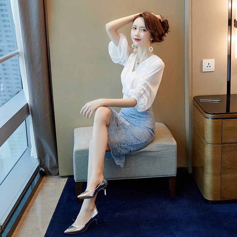 French fashion women suits spring clothing style chiffon blouse two-piece clothing set V neck top outfit office lady bodycon
French fashion women suits spring clothing style chiffon blouse two-piece clothing set V neck top outfit office lady bodycon