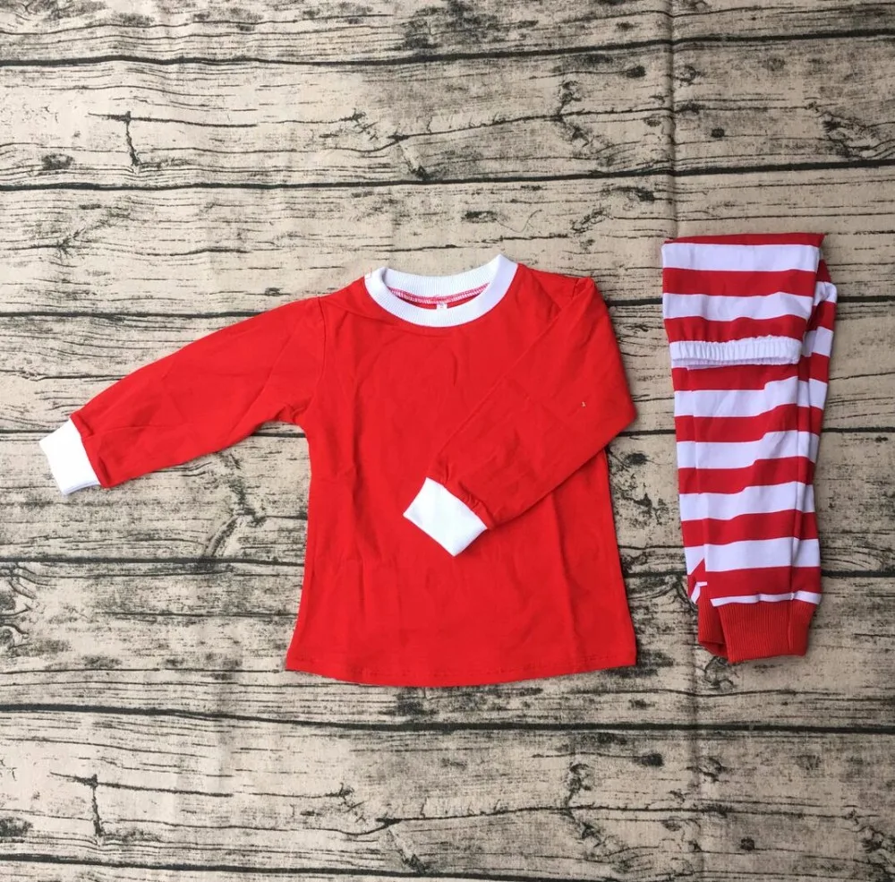 fall winter thermal children pajamas baby girls red long sleeve shirts match red stripe pant pajamas suits
fall winter thermal children pajamas baby girls red long sleeve shirts match red stripe pant pajamas suits