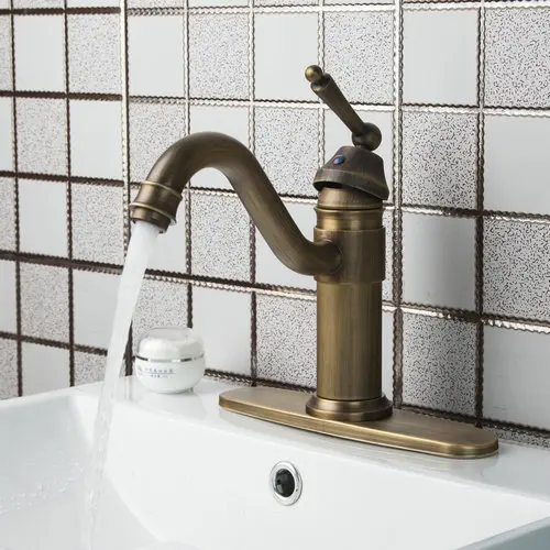YANKSMART Kitchen Faucets Antique Brass Swivel 360 Single Handle + Cover Plate Torneiras Cozinha Sink Faucets Mixers Taps
YANKSMART Kitchen Faucets Antique Brass Swivel 360 Single Handle + Cover Plate Torneiras Cozinha Sink Faucets Mixers Taps