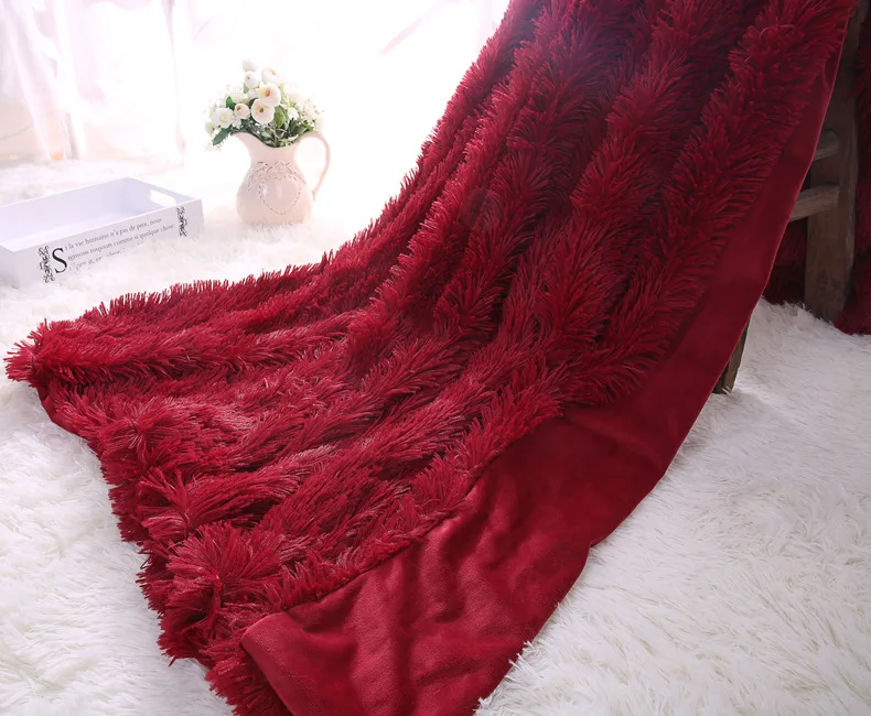 Пушистое плюшевое Флисовое одеяло s для кровати мягкое проветриваемое