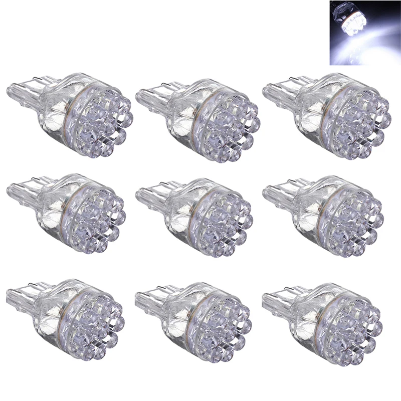 10 Pcs Turn Signal Light T20 9 LED Car Brake Reverse Light Parking Lights for Motorcycle Automobiles 12V
10 Pcs Turn Signal Light T20 9 LED Car Brake Reverse Light Parking Lights for Motorcycle Automobiles 12V