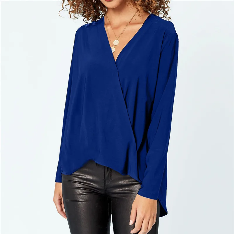 2018 fashion autumn women tops 2021 7 color S-2Xl comfortable long shirt blouse female solid v-neck women korean
2018 fashion autumn women tops 2021 7 color S-2Xl comfortable long shirt blouse female solid v-neck women korean