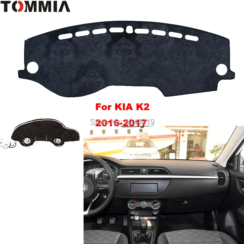 TOMMIA Dashboard Cover Dash Mat for Car Sun Shade ANTI-UV Dash Pad Car Dashboard Mat For KIA K2 2016-2017
TOMMIA Dashboard Cover Dash Mat for Car Sun Shade ANTI-UV Dash Pad Car Dashboard Mat For KIA K2 2016-2017