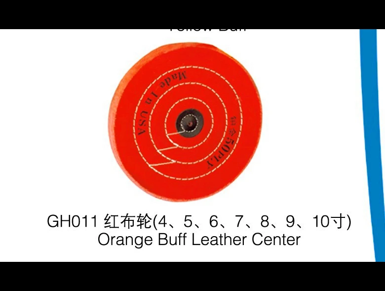 Jewelery Tools 2016 new GH011 7pcs/lot 4-10 inch Orange Buff leather center Jewelry polishing wheels Jewelry making tJewelery Dr
Jewelery Tools 2016 new GH011 7pcs/lot 4-10 inch Orange Buff leather center Jewelry polishing wheels Jewelry making tJewelery Dr