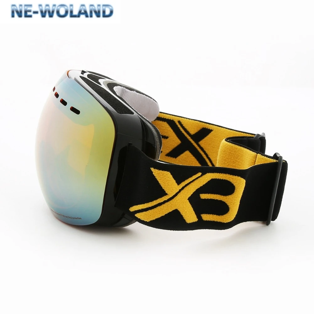 Yellow Rimless double lens big spherical protective goggles for skiers,anti-UV,anti-fog,passed CE,SGS,ANSIZ87.1 certification.
Yellow Rimless double lens big spherical protective goggles for skiers,anti-UV,anti-fog,passed CE,SGS,ANSIZ87.1 certification.