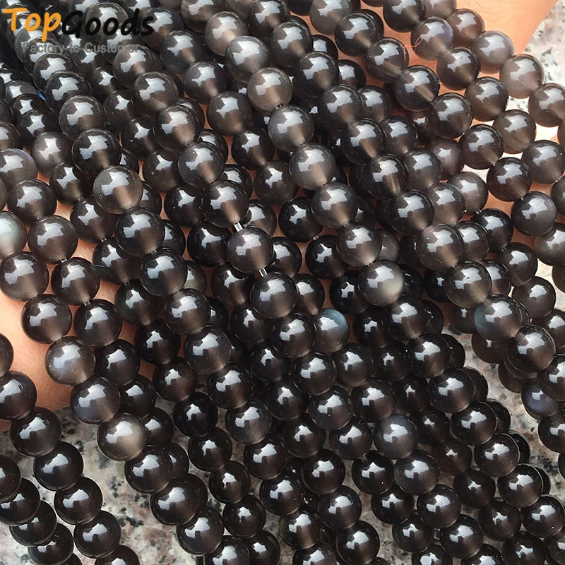 TopGoods Natural Genuine Shinning Rainbow Obsidian Stone Round Loose Stone Beads 8mm Women Jewelry DIY Necklaces Bracelets 15"
TopGoods Natural Genuine Shinning Rainbow Obsidian Stone Round Loose Stone Beads 8mm Women Jewelry DIY Necklaces Bracelets 15"