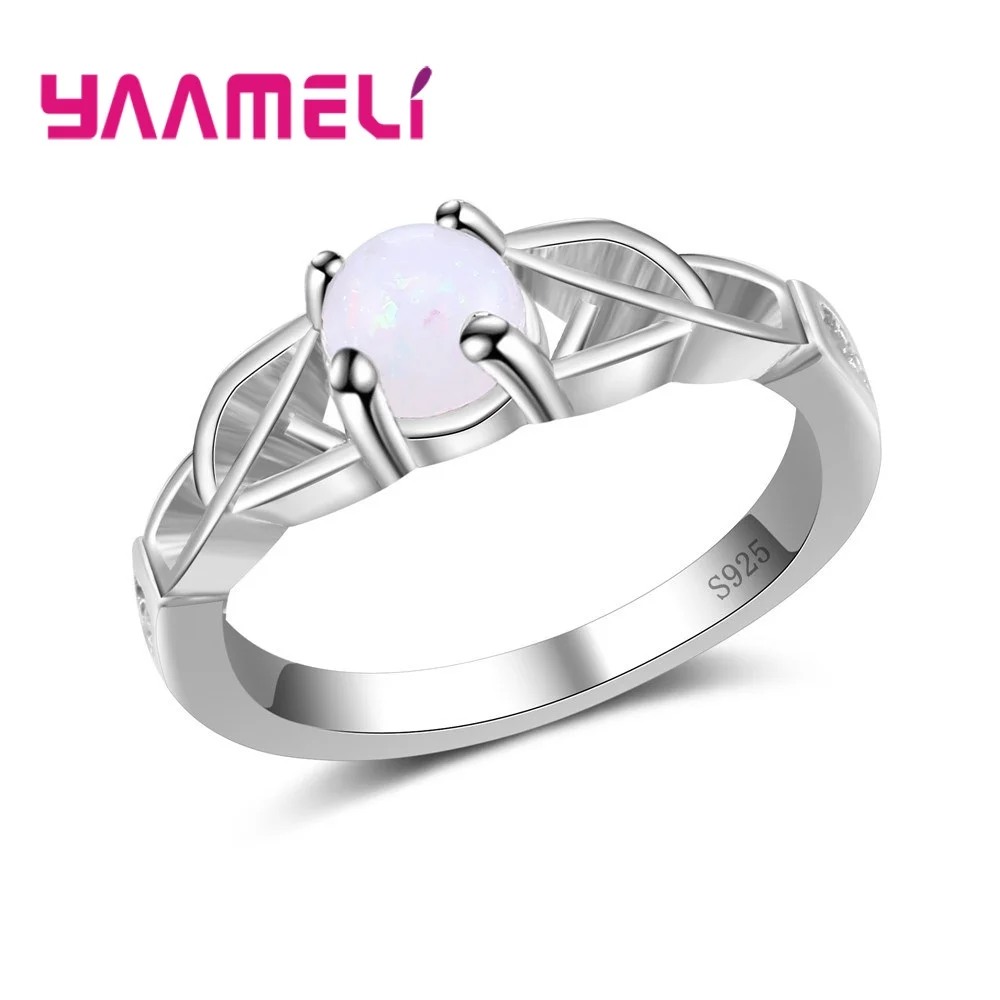 Hot Solid Simple Style 925 Sterling Silver Round Opal Store Crystal Jewelry Finger Rings For Women Bridal Wholesale
Hot Solid Simple Style 925 Sterling Silver Round Opal Store Crystal Jewelry Finger Rings For Women Bridal Wholesale