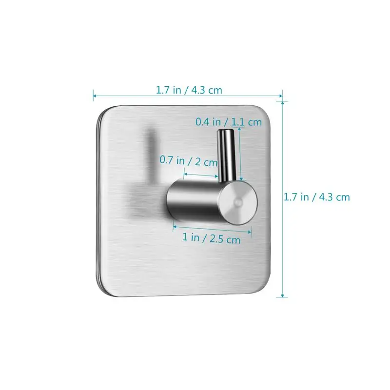 OUNONA 8pcs Wall Hooks Hanger Stainless Steel Coat Hangers Wall Mounted Key Hooks Hat Clothes Towel Hook for Bathroom Kitchen
OUNONA 8pcs Wall Hooks Hanger Stainless Steel Coat Hangers Wall Mounted Key Hooks Hat Clothes Towel Hook for Bathroom Kitchen