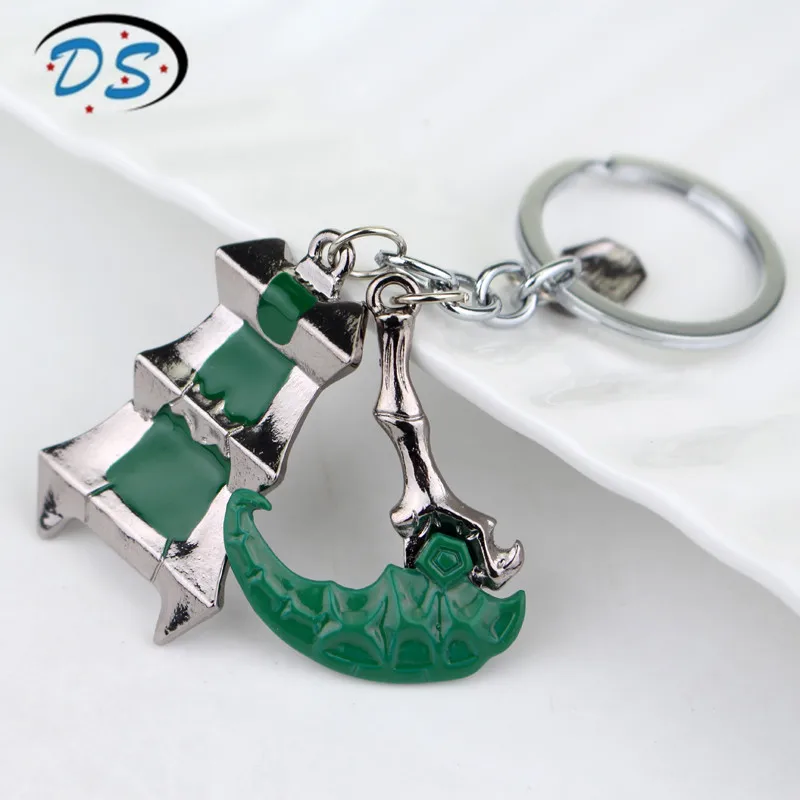 Hot Game LoL Thresh Weapon League of legendes Keychains Trendy accessories women men Key chain chaveiro
Hot Game LoL Thresh Weapon League of legendes Keychains Trendy accessories women men Key chain chaveiro
