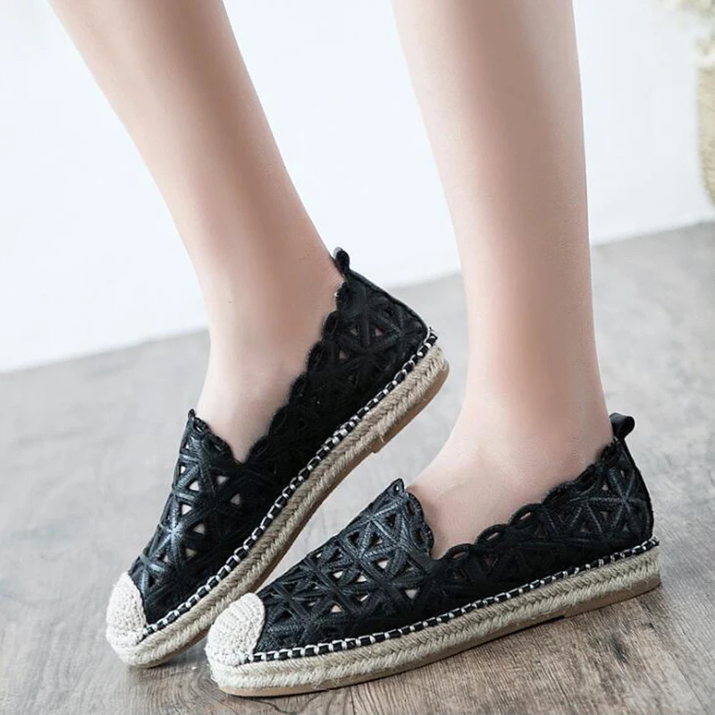 2018 New Women Flats Embroidery Straw Fisherman Shoes Cut Out Hollow Out Casual Shoes Handmade Genuine Leather shoes woman c107
2018 New Women Flats Embroidery Straw Fisherman Shoes Cut Out Hollow Out Casual Shoes Handmade Genuine Leather shoes woman c107