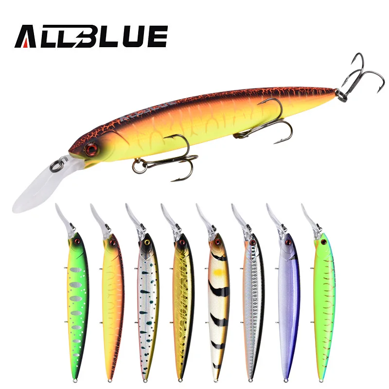ALLBLUE GEKKO 132SF Rattle Wobbler Fishing Lure 132mm 21.8g Slow Float Jerkbait Minnow Crankbait Pike Bait Fishing Tackle Peche
ALLBLUE GEKKO 132SF Rattle Wobbler Fishing Lure 132mm 21.8g Slow Float Jerkbait Minnow Crankbait Pike Bait Fishing Tackle Peche