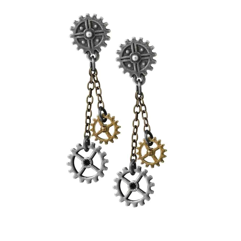 2018 New Punk Ladies Earrings Mechanical Mind Shape Earrings Gear Shape Gold And Silver Jewelry Party Accessories
2018 New Punk Ladies Earrings Mechanical Mind Shape Earrings Gear Shape Gold And Silver Jewelry Party Accessories