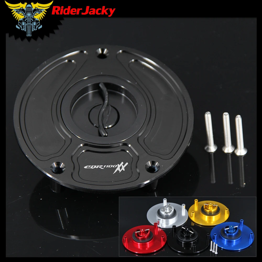 CNC алюминий Keyless аксессуары для мотоциклов топливный бак Крышка Honda CBR1100XX/супер