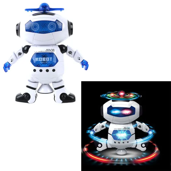 360 Rotating Smart Space Dance Robot Electronic Walking Toys With Music Light For Kids Astronaut Toy Christmas Birthday Gift | Игрушки и