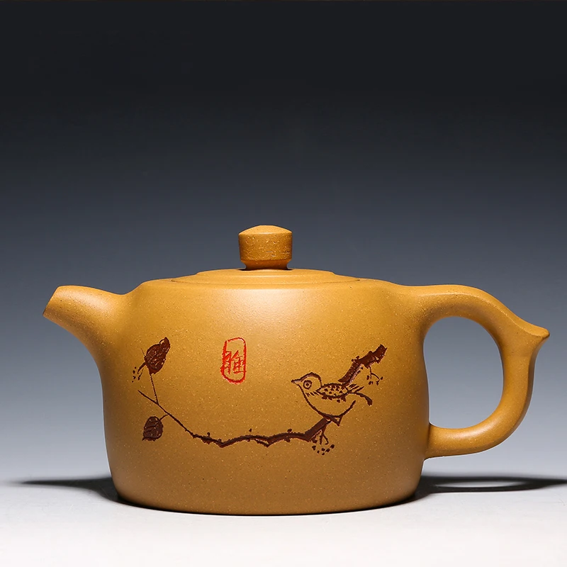 290cc Authentic Yixing Teapot Purple Clay Jing Lan Pot Master Handmade Chinese Healthy Kung Fu Tea Set Teaware Brew Tea Maker
290cc Authentic Yixing Teapot Purple Clay Jing Lan Pot Master Handmade Chinese Healthy Kung Fu Tea Set Teaware Brew Tea Maker