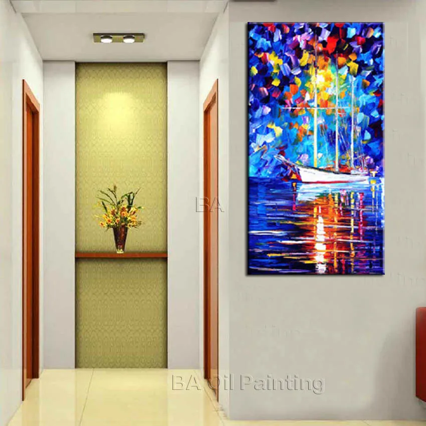 Hot sale High Quality sunset sailboat under blue sky Oil Painting On Canvas Handpainted Abstract Modern Home Wall Decor Picture
Hot sale High Quality sunset sailboat under blue sky Oil Painting On Canvas Handpainted Abstract Modern Home Wall Decor Picture
