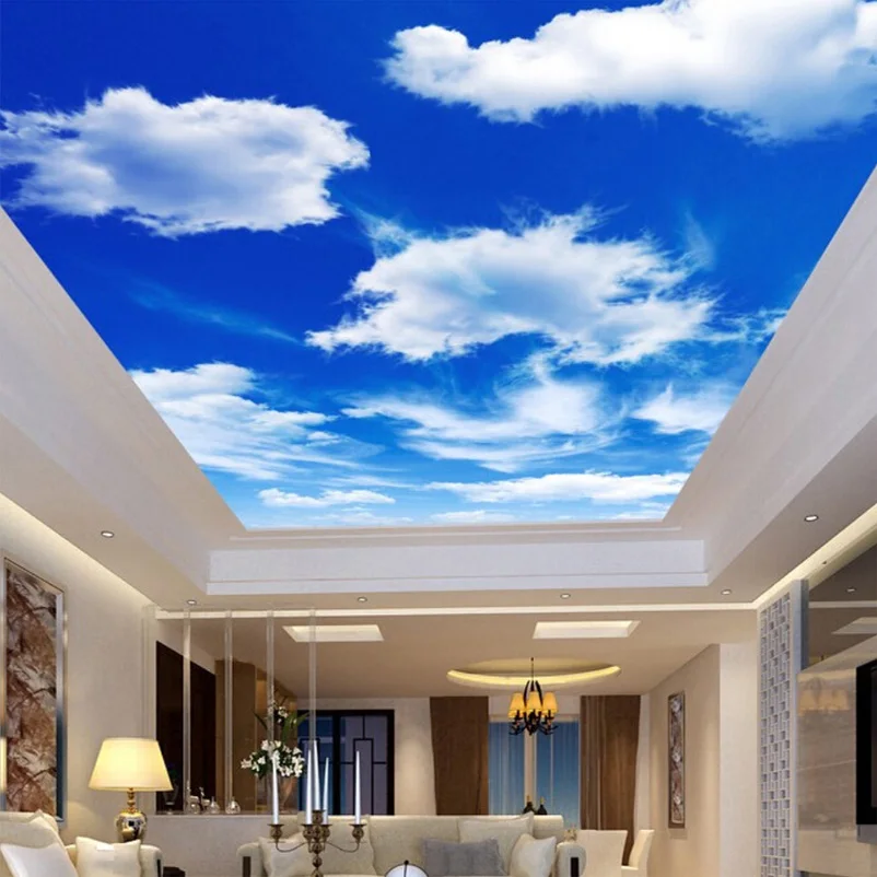 Simple Textured 3D Blue Sky And White Clouds Modern Ceiling Photo Wall Paper Roll Home Decor 3D Wall Murals Wallpapers Landscape
Simple Textured 3D Blue Sky And White Clouds Modern Ceiling Photo Wall Paper Roll Home Decor 3D Wall Murals Wallpapers Landscape