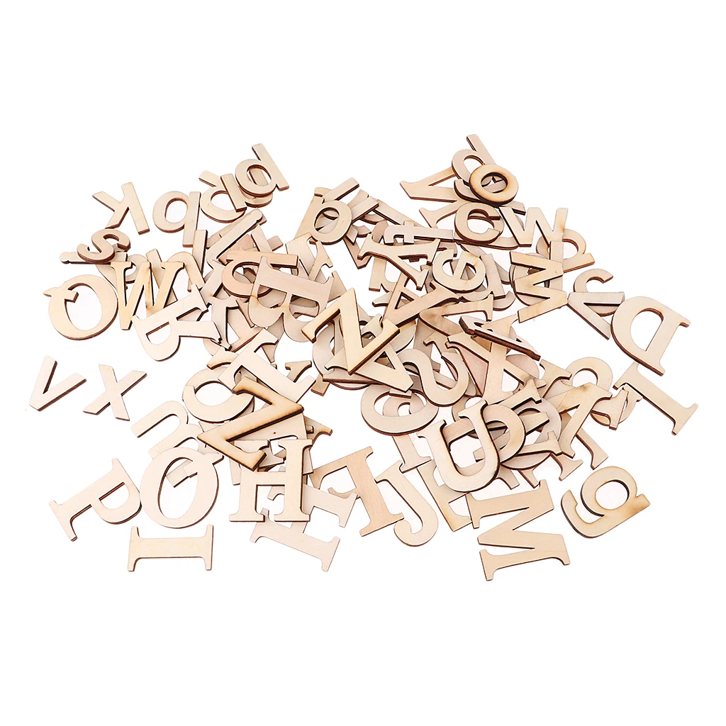 52 Pieces A-Z Wooden Capital Letters Wood Lower Case Letters Embellishment for Arts Crafts DIY Material
52 Pieces A-Z Wooden Capital Letters Wood Lower Case Letters Embellishment for Arts Crafts DIY Material