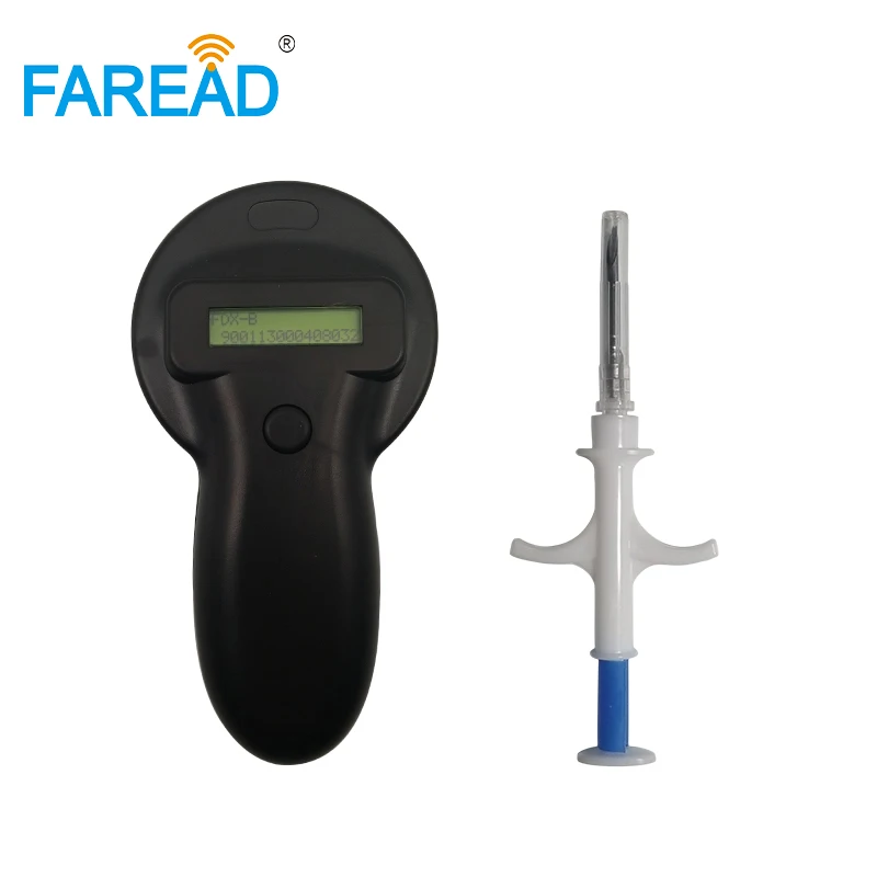 x1pc FDX-B animal ID chip USB handheld reader + x80pcs 2.12*12mm 134.2KHz Microchips in injector vet syringe for dog cat pets
x1pc FDX-B animal ID chip USB handheld reader + x80pcs 2.12*12mm 134.2KHz Microchips in injector vet syringe for dog cat pets