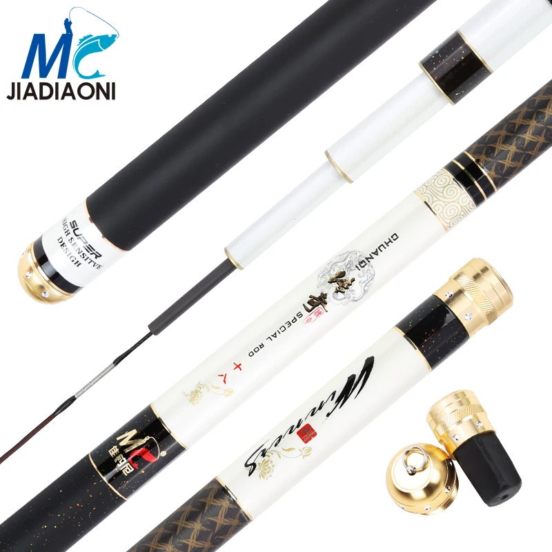 Карбоновая рыболовная удочка JIADIAONI, Тайвань, портативная телескопическая удочка, кастинговое удилище для карпа, 3,6 М 4,5 М 5,4 м 6,3 м, рыболовные ...
Карбоновая рыболовная удочка JIADIAONI, Тайвань, портативная телескопическая удочка, кастинговое удилище для карпа, 3,6 М 4,5 М 5,4 м 6,3 м, рыболовные ...