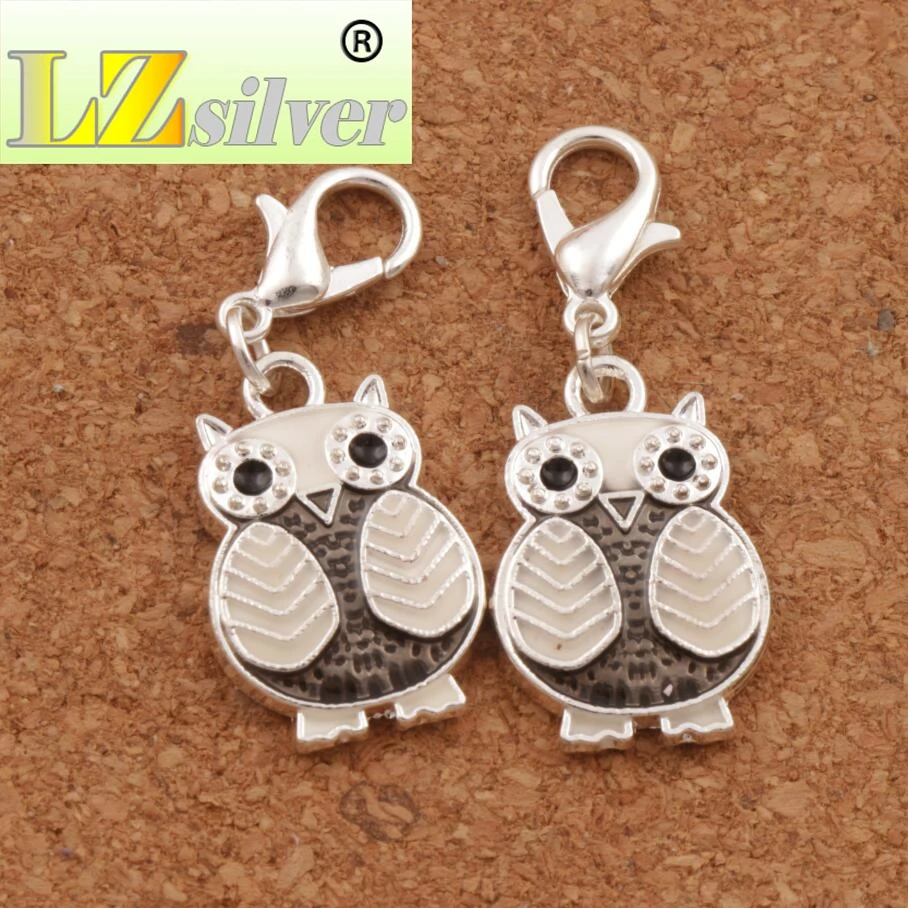 Owl Bird Clasp European Lobster Trigger Clip On Charm Beads 10PCS Zinc Alloy Findings C1599
Owl Bird Clasp European Lobster Trigger Clip On Charm Beads 10PCS Zinc Alloy Findings C1599
