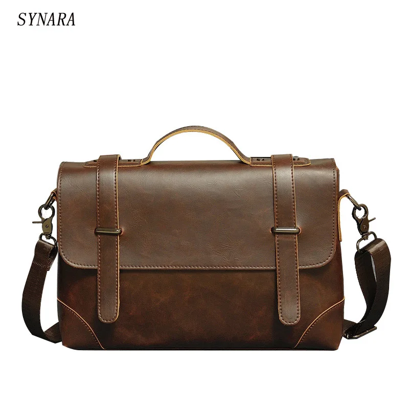 The new retro men's bags Document the single shoulder bag Men's casual bags inclined shoulder bag Crazy horse leather
The new retro men's bags Document the single shoulder bag Men's casual bags inclined shoulder bag Crazy horse leather