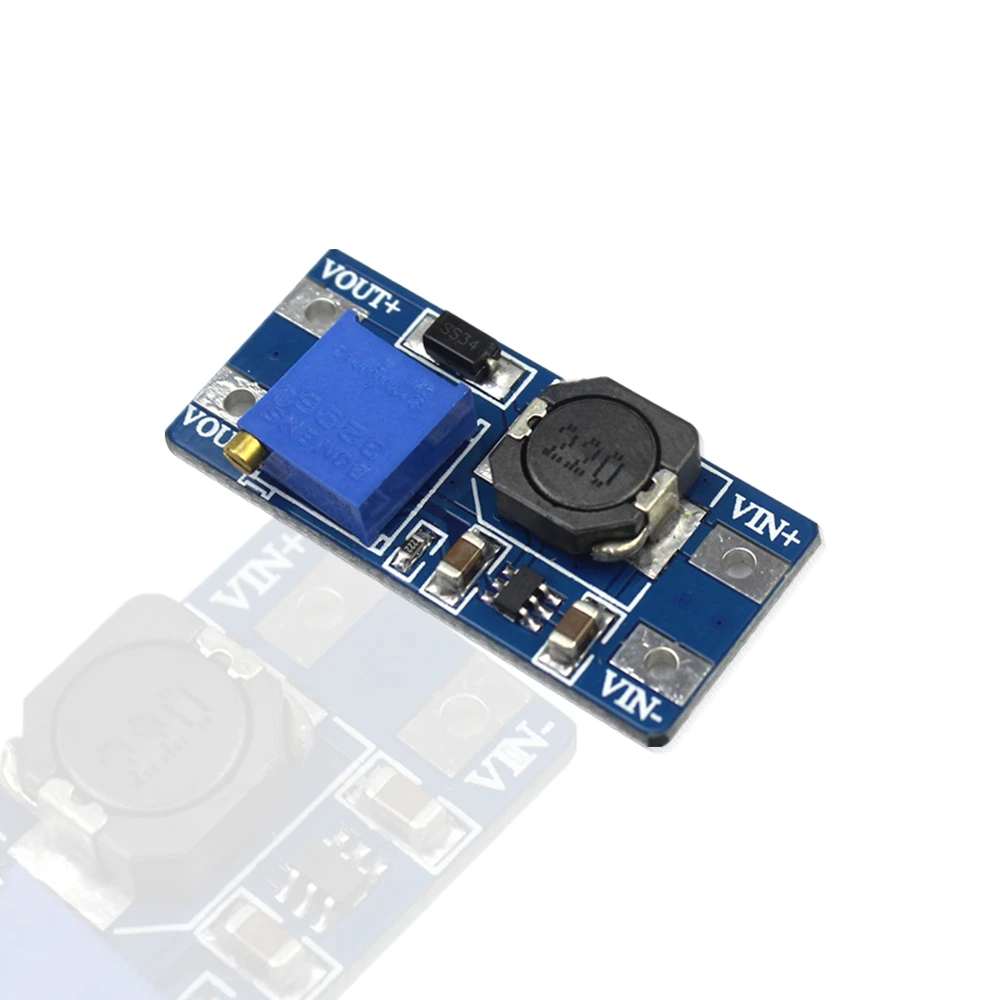 MT3608 DC Step Up конвертер Booster питание модуль Boost up доска MAX Выход 28 В в 2A для