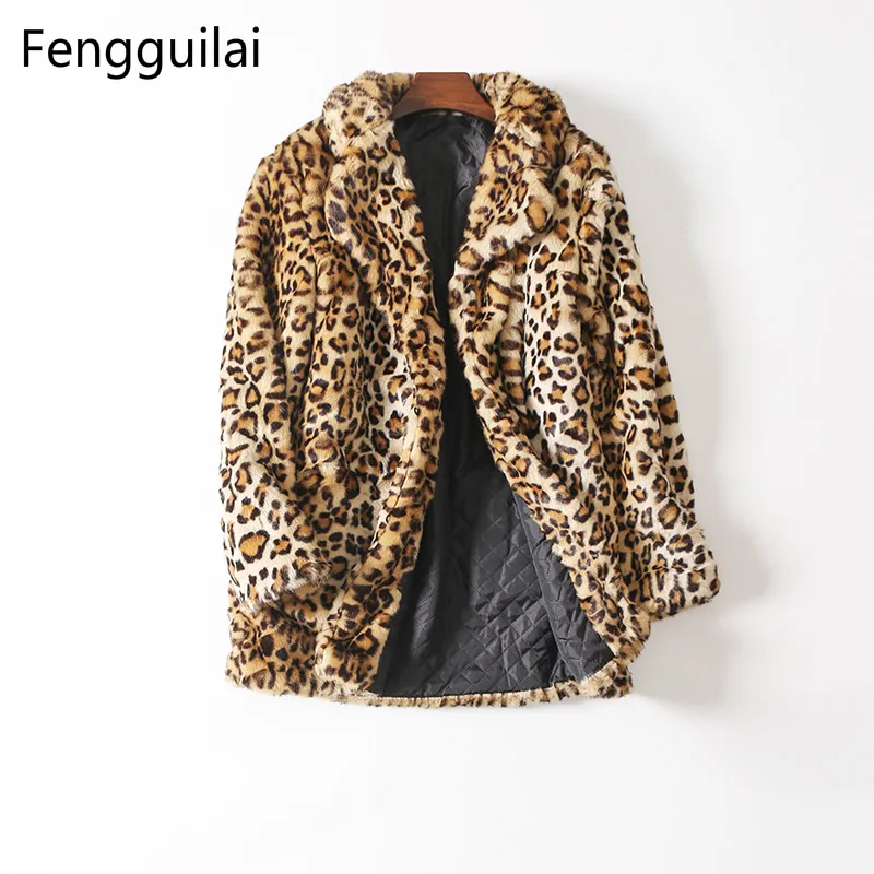 Europe Fashion Women Long Faux Fur Leopard Coat Women Artificial Fur Jacket Women Fur Coats Sobretudos Longos Femininos
Europe Fashion Women Long Faux Fur Leopard Coat Women Artificial Fur Jacket Women Fur Coats Sobretudos Longos Femininos