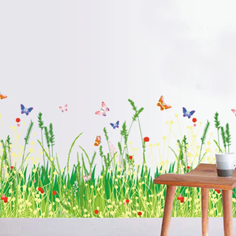 QT-0018 DIY Home Decorative Baseboard Wall Stickers Pure And Fresh And The Grass Waterproof Bedroom Mural Backdrop
QT-0018 DIY Home Decorative Baseboard Wall Stickers Pure And Fresh And The Grass Waterproof Bedroom Mural Backdrop