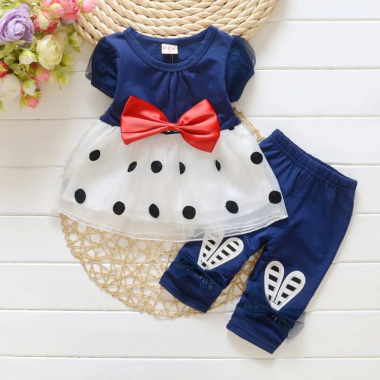 Children Baby Girls Clothes Kids Sets Summer Cotton Suits With Bow Fashion Infant Costume T-Shirt + Pants Suits Toddler Garment
Children Baby Girls Clothes Kids Sets Summer Cotton Suits With Bow Fashion Infant Costume T-Shirt + Pants Suits Toddler Garment