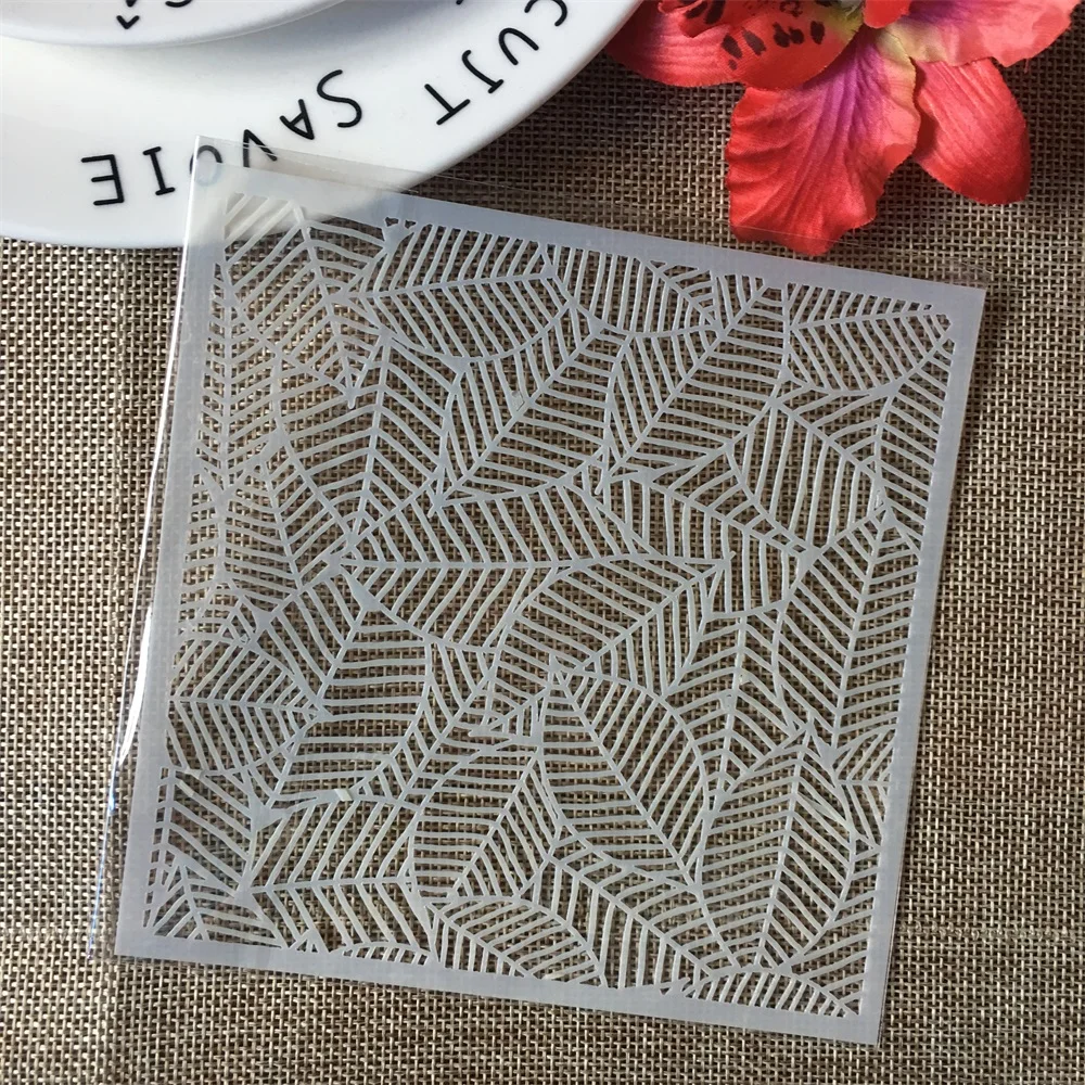 5" Hollow Leaves Texture DIY Layering Stencils Wall Painting Scrapbook Coloring Embossing Album Decorative Paper Card Template
5" Hollow Leaves Texture DIY Layering Stencils Wall Painting Scrapbook Coloring Embossing Album Decorative Paper Card Template