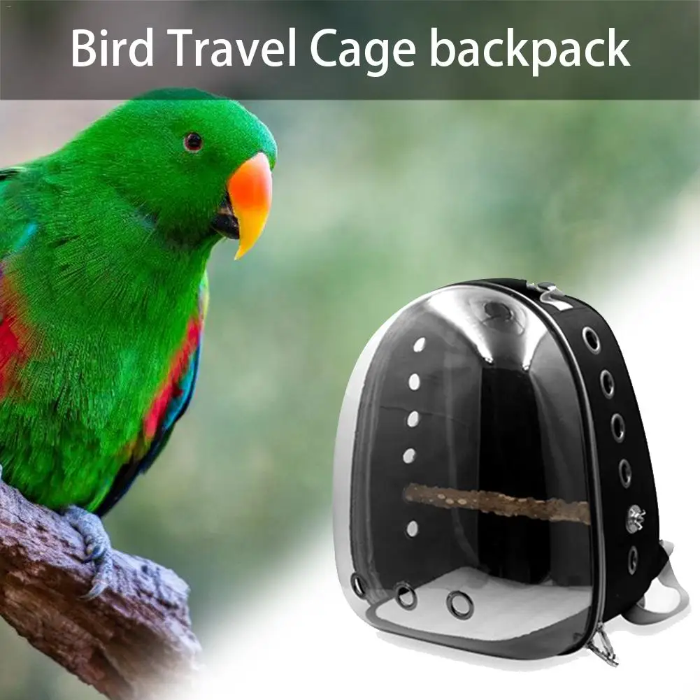 Pet Parrot Backpack Portable Small Outing Cage Outdoor Travel Comfortable Breathable Transparent Space Capsule Cage Bird Supplie
Pet Parrot Backpack Portable Small Outing Cage Outdoor Travel Comfortable Breathable Transparent Space Capsule Cage Bird Supplie