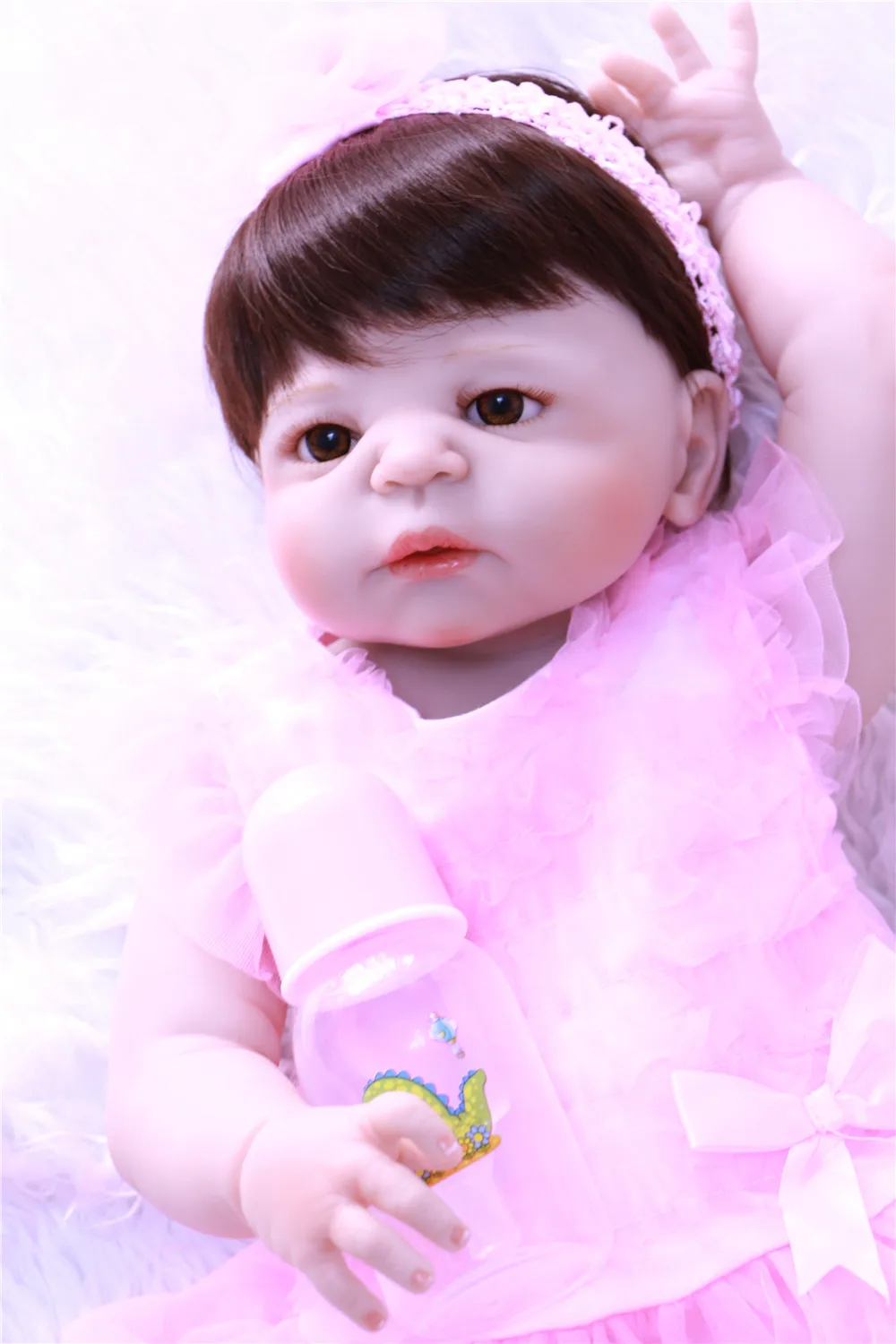 Full silicone reborn baby girl dolls bebe 22inch reborn menina de silicone menina 55 cm child play house toys gift bonecas
Full silicone reborn baby girl dolls bebe 22inch reborn menina de silicone menina 55 cm child play house toys gift bonecas