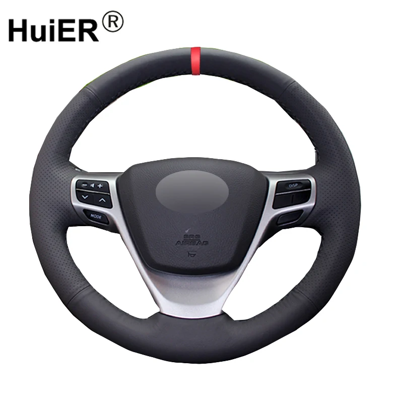 HuiER чистый ручной швейный чехол рулевого колеса автомобиля износостойкий