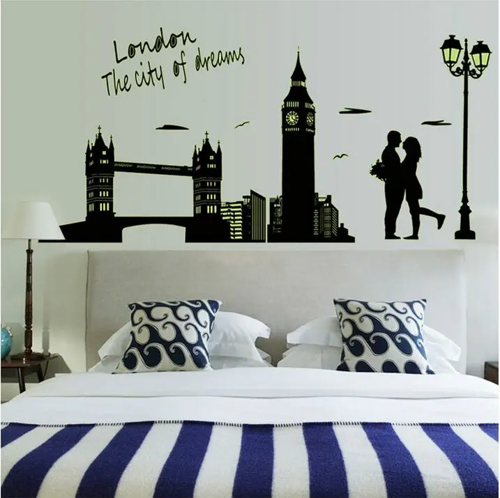 Noctilucent London Bridge Love Girl Wall Sticker Home Decor Bedroom Wall Stickers TV Background Wall Poster Home Decoration
Noctilucent London Bridge Love Girl Wall Sticker Home Decor Bedroom Wall Stickers TV Background Wall Poster Home Decoration
