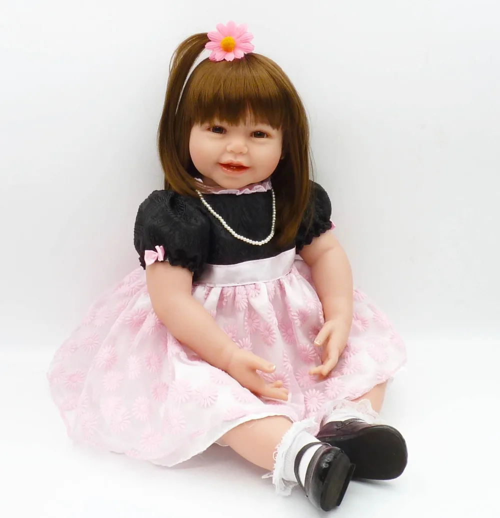 Кукла Bebes reborn 60 см, новинка, ручная работа, силиконовая Кукла reborn для маленьких девочек, подарок для маленькой принцессы, кукла menina de Silicone
Кукла Bebes reborn 60 см, новинка, ручная работа, силиконовая Кукла reborn для маленьких девочек, подарок для маленькой принцессы, кукла menina de Silicone