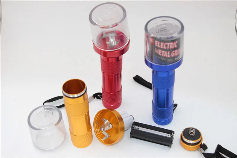 6pcs/lot Metal Electric Torch Shape cigarette Herb Tobacco Grinder for Smoking pipe Crusher Pollen press Mill Smoke hand muller
6pcs/lot Metal Electric Torch Shape cigarette Herb Tobacco Grinder for Smoking pipe Crusher Pollen press Mill Smoke hand muller