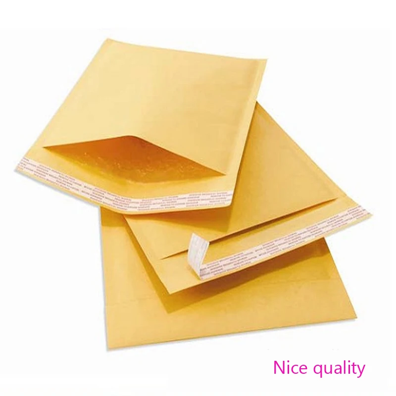 Best Price 50 pcs/lot strong Self-Adhesive Padded Envelope Shipping Yellow Post Bag Universal 120*178 mm Kraft Bubble Bag
Best Price 50 pcs/lot strong Self-Adhesive Padded Envelope Shipping Yellow Post Bag Universal 120*178 mm Kraft Bubble Bag