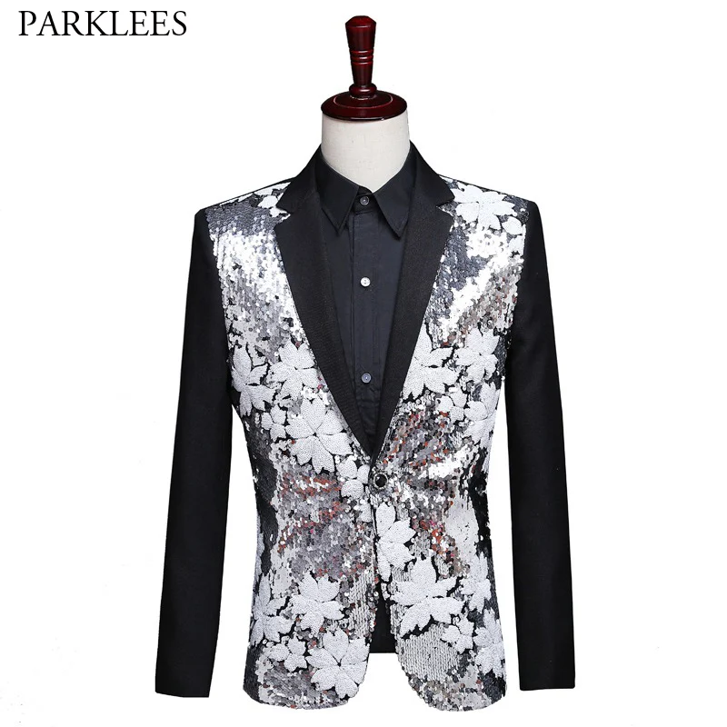 Black Patchwork Sequin Blazer Men 2019 Fashion Wedding Groom Single Breasted Blazer Jacket Men Party Stage Prom Blazer Hombre
Black Patchwork Sequin Blazer Men 2019 Fashion Wedding Groom Single Breasted Blazer Jacket Men Party Stage Prom Blazer Hombre