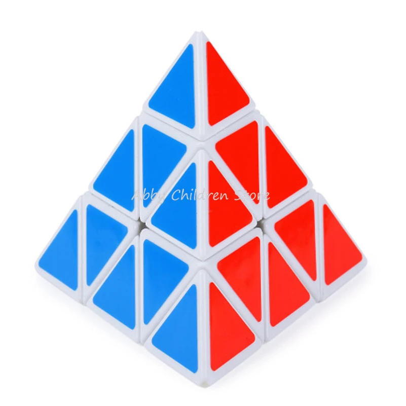 Abbyfrank Пирамида Magic Cube Треугольники Форма cubos Pyraminx Скорость головоломка куб игры