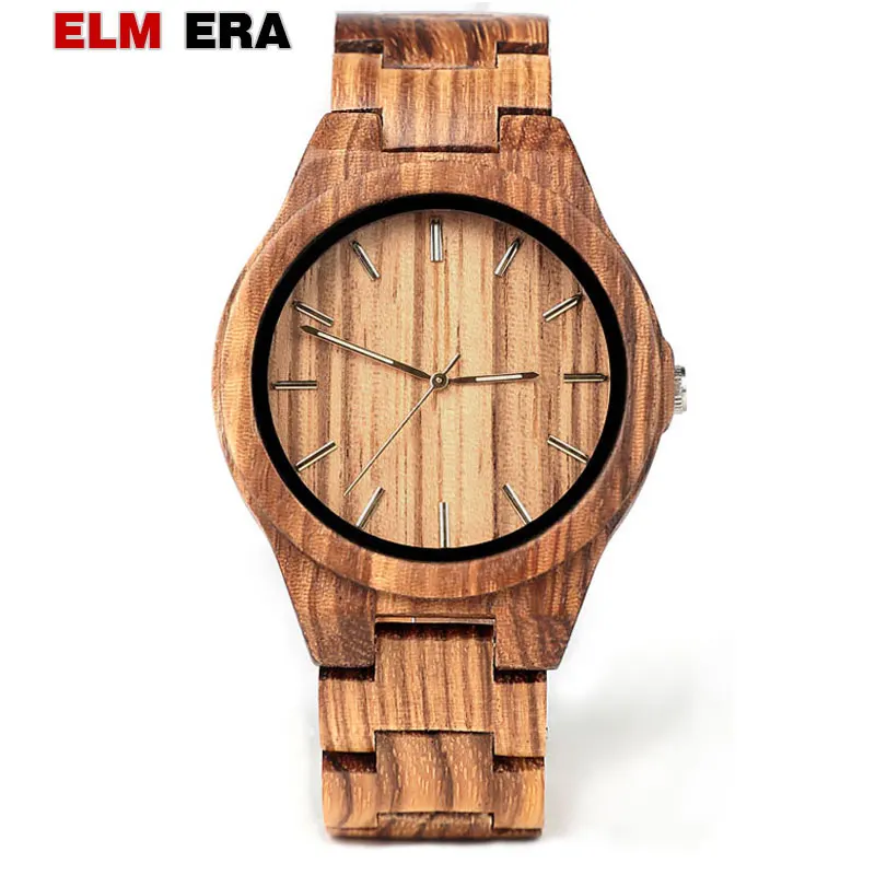 ELMERA wooden watch clok men relogio masculino wood watches men watch wood hand mens
ELMERA wooden watch clok men relogio masculino wood watches men watch wood hand mens