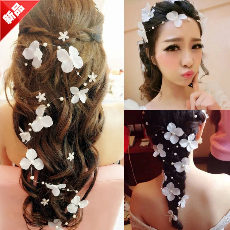 5PCS/LOT, FREE SHIPPING !!The bride hair accessories maker handmade flower pearl the wedding hair accessory hair band
5PCS/LOT, FREE SHIPPING !!The bride hair accessories maker handmade flower pearl the wedding hair accessory hair band