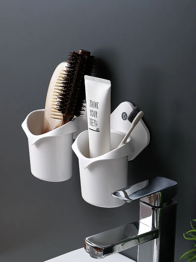 Putting toothpaste toothbrush comb multi-function shelf free punching wall hanging rack bathroom storage box bathroom tube
Putting toothpaste toothbrush comb multi-function shelf free punching wall hanging rack bathroom storage box bathroom tube