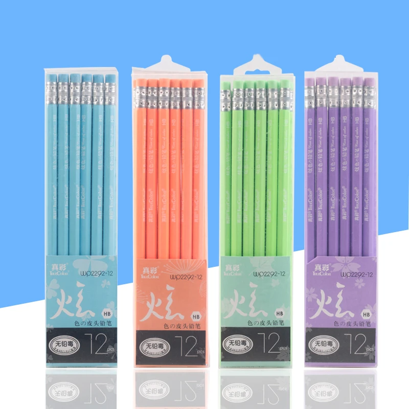 TrueColor Hexagonal pole pencil HB children primary school art painting writing pencil
TrueColor Hexagonal pole pencil HB children primary school art painting writing pencil