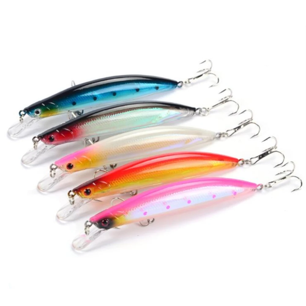 1pcs/lot Hard Minnow 11cm/13g Fishing Lures Artificial Make High Quality Bass Crankbait Wobblers Fishing Tackle 6# Hooks
1pcs/lot Hard Minnow 11cm/13g Fishing Lures Artificial Make High Quality Bass Crankbait Wobblers Fishing Tackle 6# Hooks